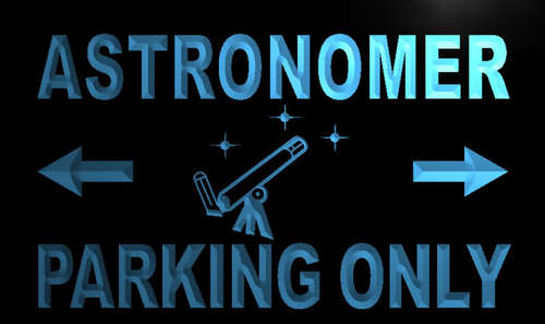 Astronomer Parking Only Neon Light Sign